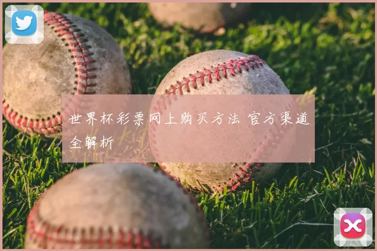 世界杯彩票网上购买方法 官方渠道全解析
